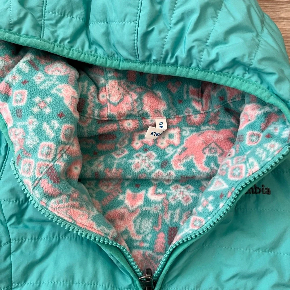 Columbia Kids Jacket in Teal - Picture 4 of 5